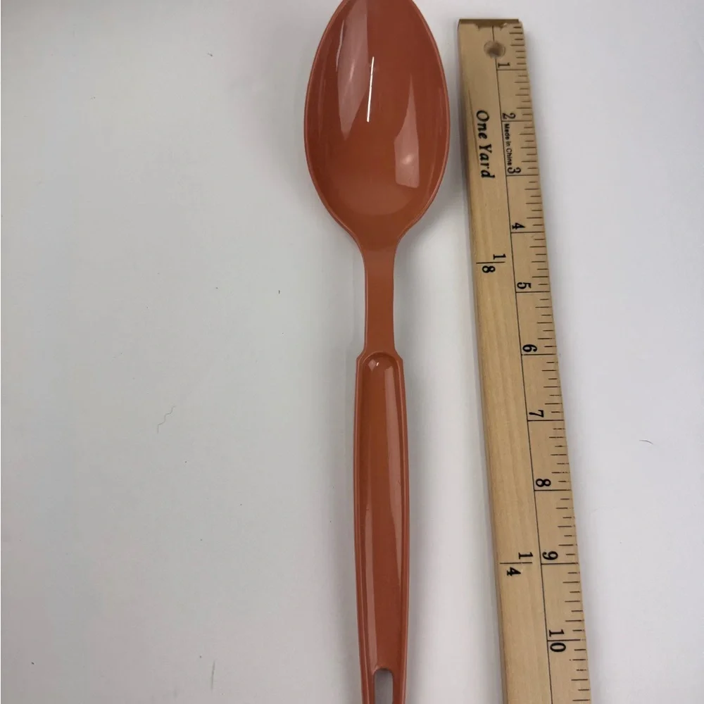 Vintage Retro Ekco Pink/Blush Serving Spoon Nylon Kitchen Utensil